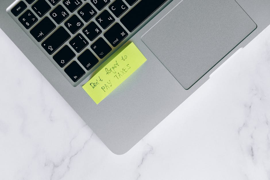 Sticky notes everywhere — the classic sign of trying not to forget